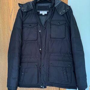 Calvin Klein Black Puffer Winter Coat